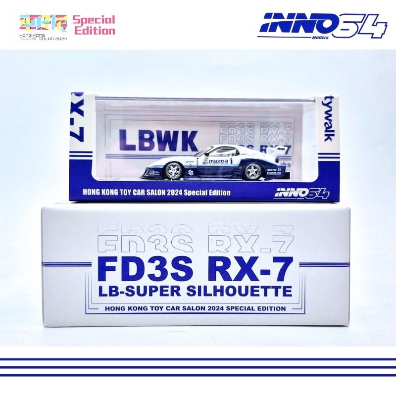 Mô hình xe Mazda RX7 LB-Super Silhouette LBWK 1:64 INNO64