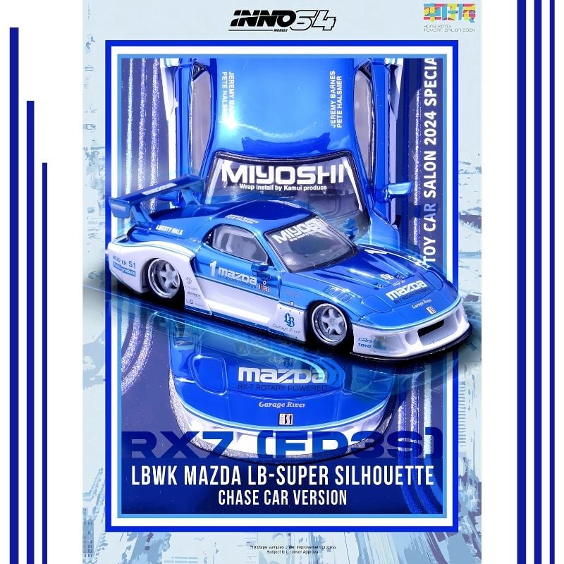 Mô hình xe Mazda RX7 LB-Super Silhouette LBWK 1:64 INNO64
