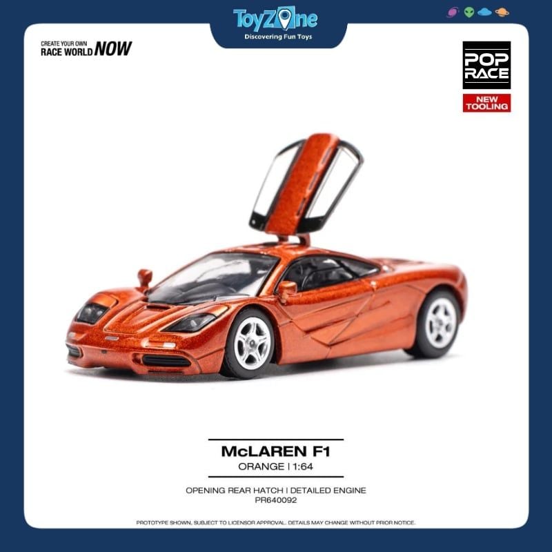 Mô hình xe Mclaren F1 1:64 POP RACE
