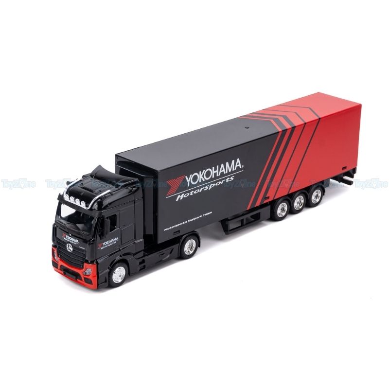 Mô hình xe Container Mercedes Actros Gigaspace Hauler Trailer 1:43 BBURAGO