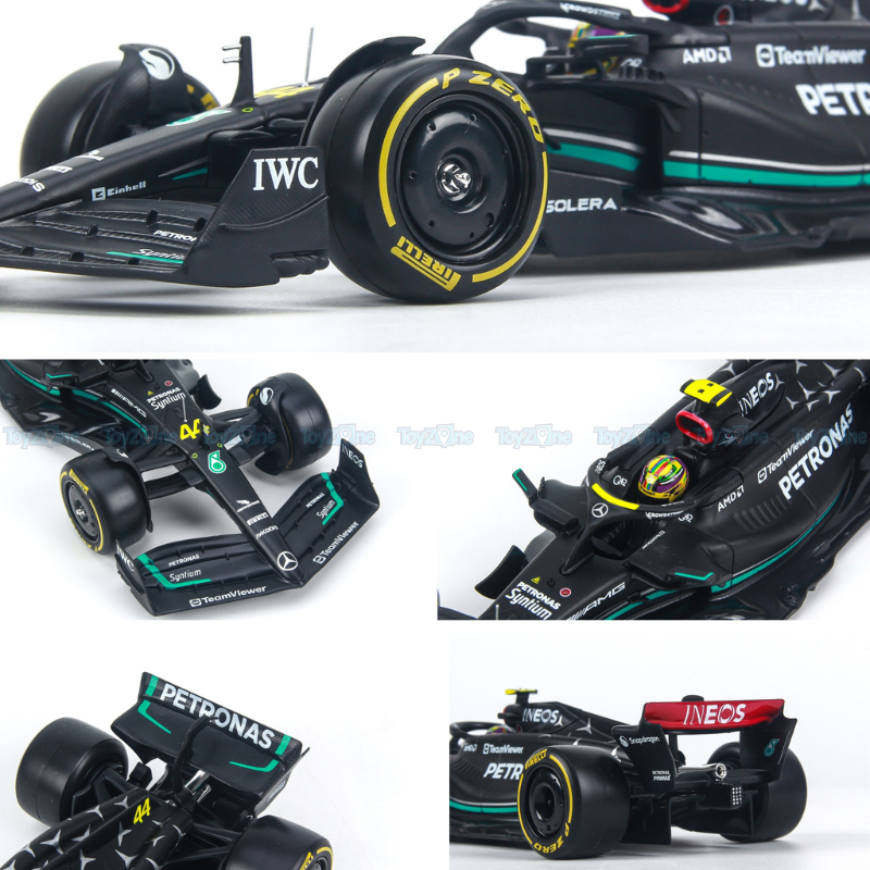  Mô hình xe Mercedes AMG F1 W14E 2023 1:24 Bburago 
