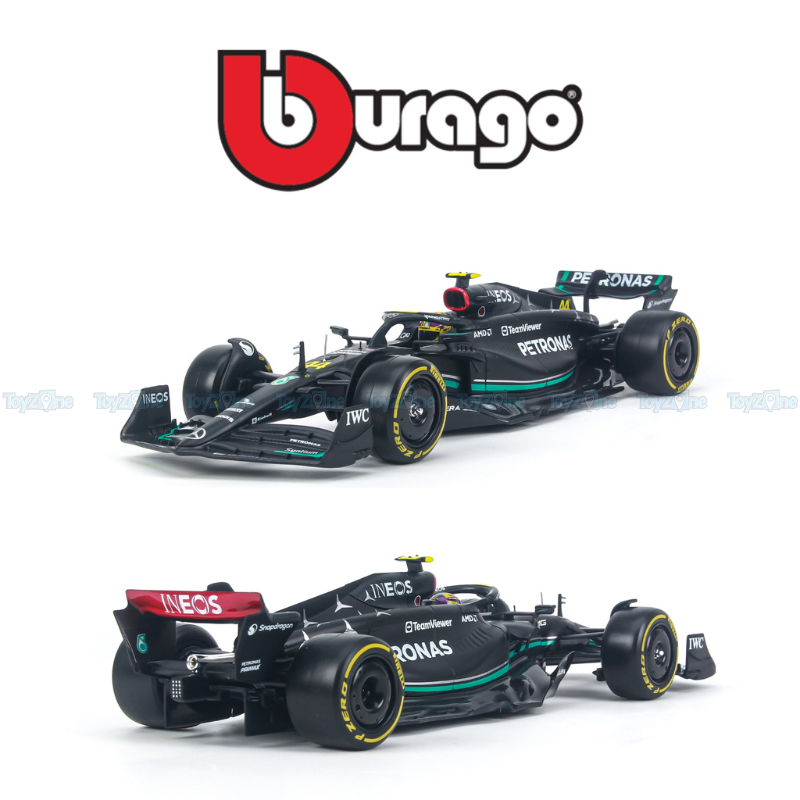  Mô hình xe Mercedes AMG F1 W14E 2023 1:24 Bburago 