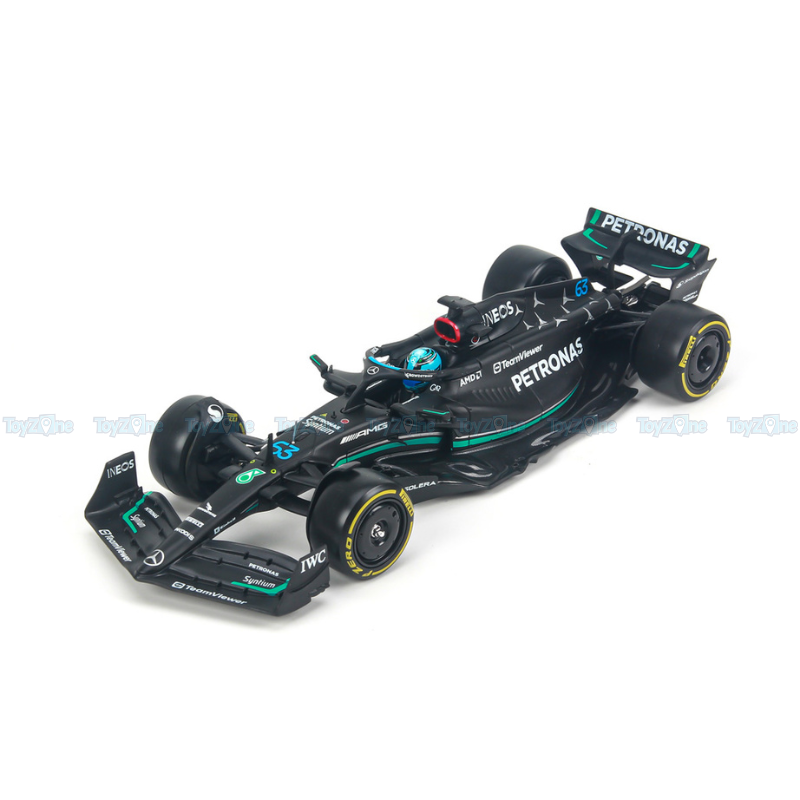  Mô hình xe Mercedes AMG F1 W14E 2023 1:24 Bburago 