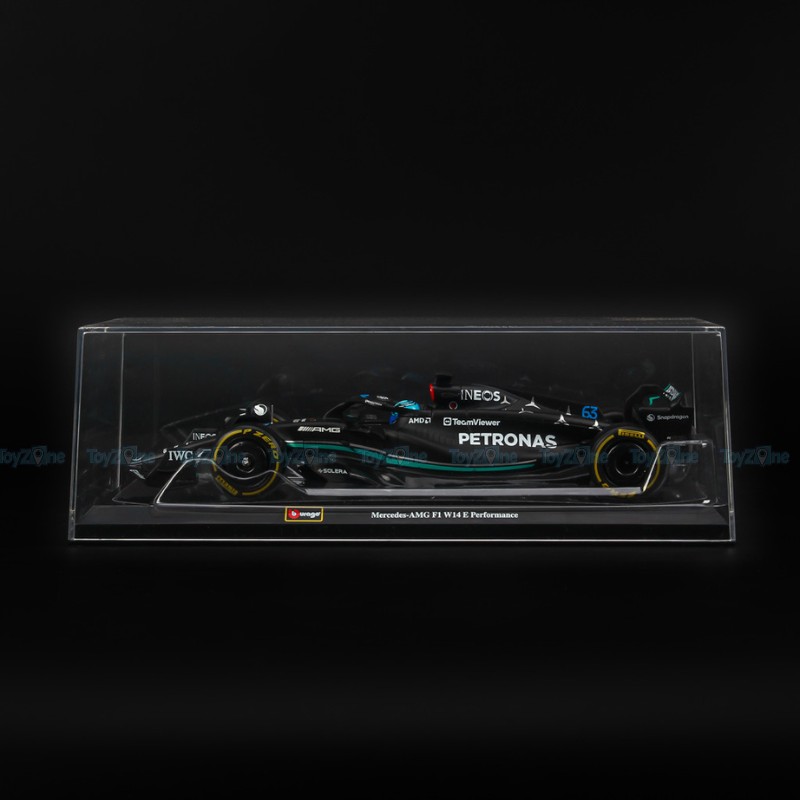  Mô hình xe Mercedes AMG F1 W14E 2023 1:24 Bburago 