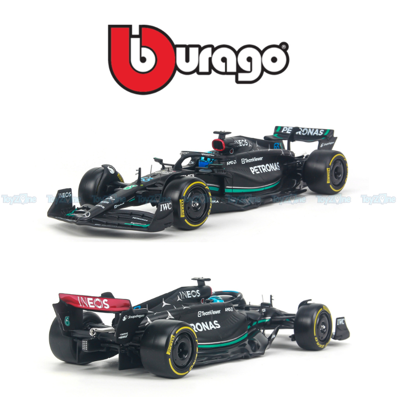  Mô hình xe Mercedes AMG F1 W14E 2023 1:24 Bburago 