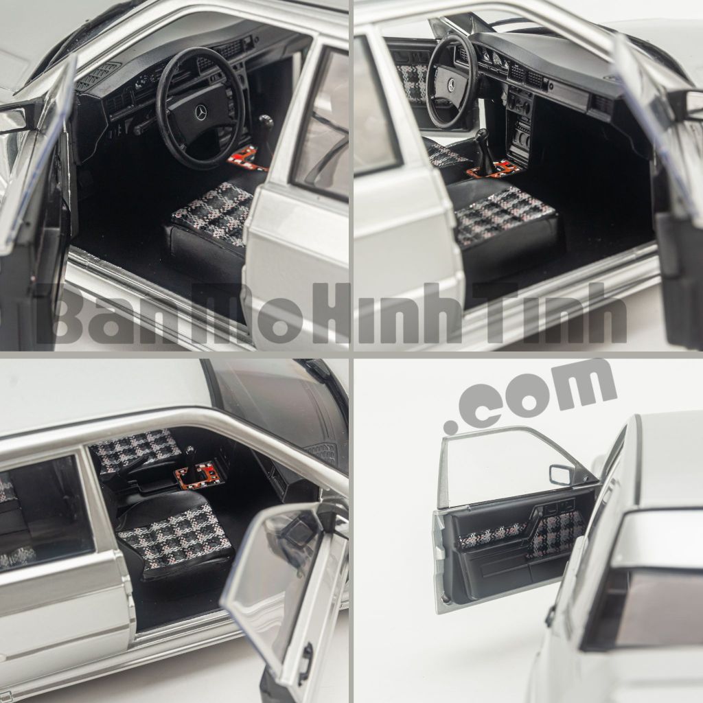 Mô hình xe Mercedes Benz 190E W201 EVO 1:18 Solido