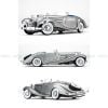 Mô hình xe Mercedes Benz 500K Type Special 1:18 Maisto