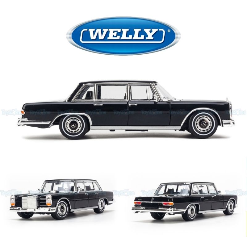 Mô hình xe Mercedes Benz 600 1963 1:24 Welly