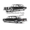 Mô hình xe Mercedes Benz 600 LWB Pullman 1966 1:18 Sunstar