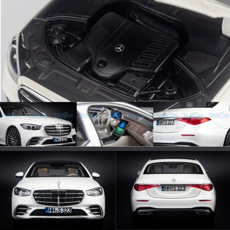 Mô hình xe Mercedes-Benz S-Class W223 2021 1:18 Norev