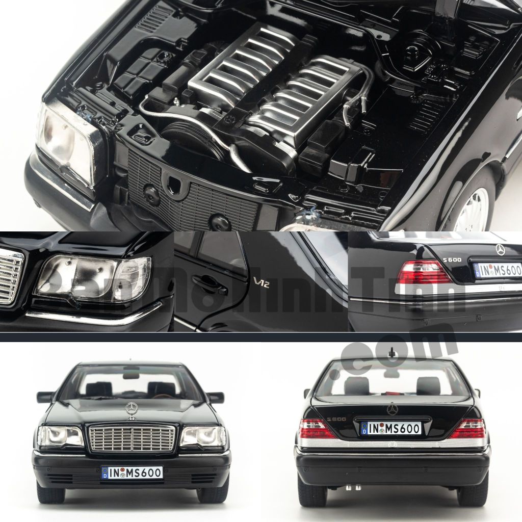 Mô hình xe Mercedes Benz S600 W140 1990 1:18 Mission Model
