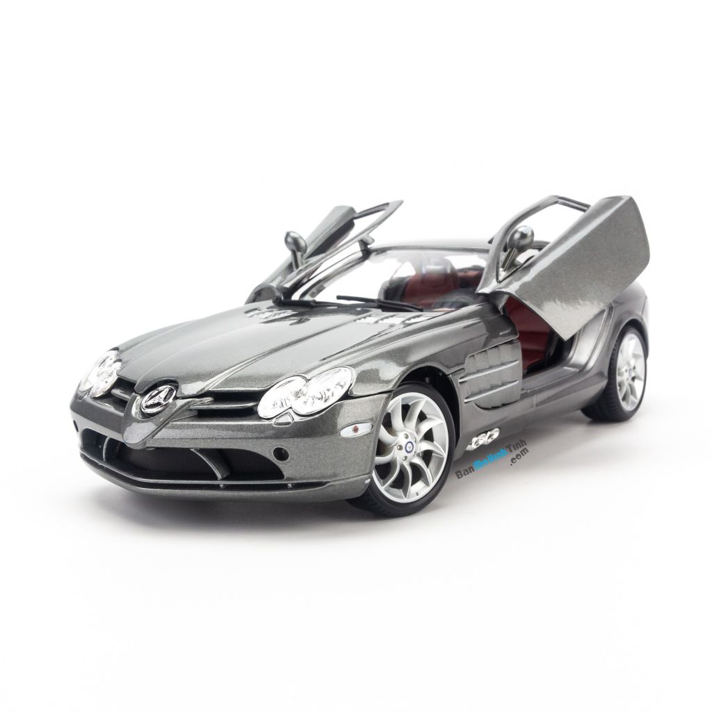Mô hình xe Mercedes Benz SLR Mclaren 1:18 Maisto Silver (6)