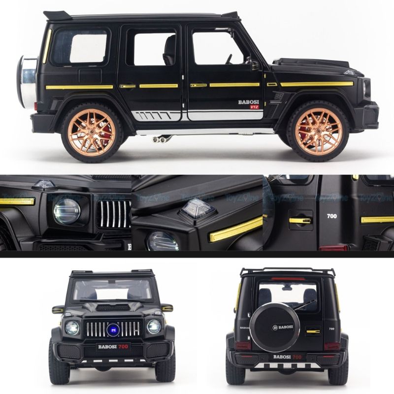  Mô hình xe Mercedes Brabus 700 1:18 Weituo 
