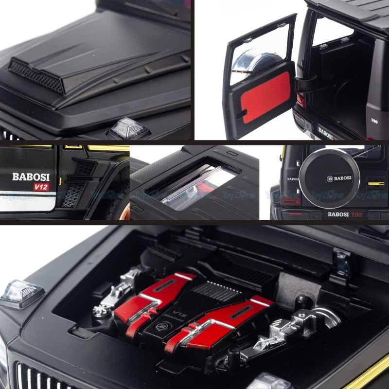  Mô hình xe Mercedes Brabus 700 1:18 Weituo 