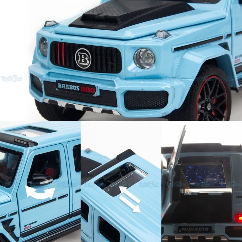 Mô hình xe Mercedes Brabus G800 1:24 Miniauto