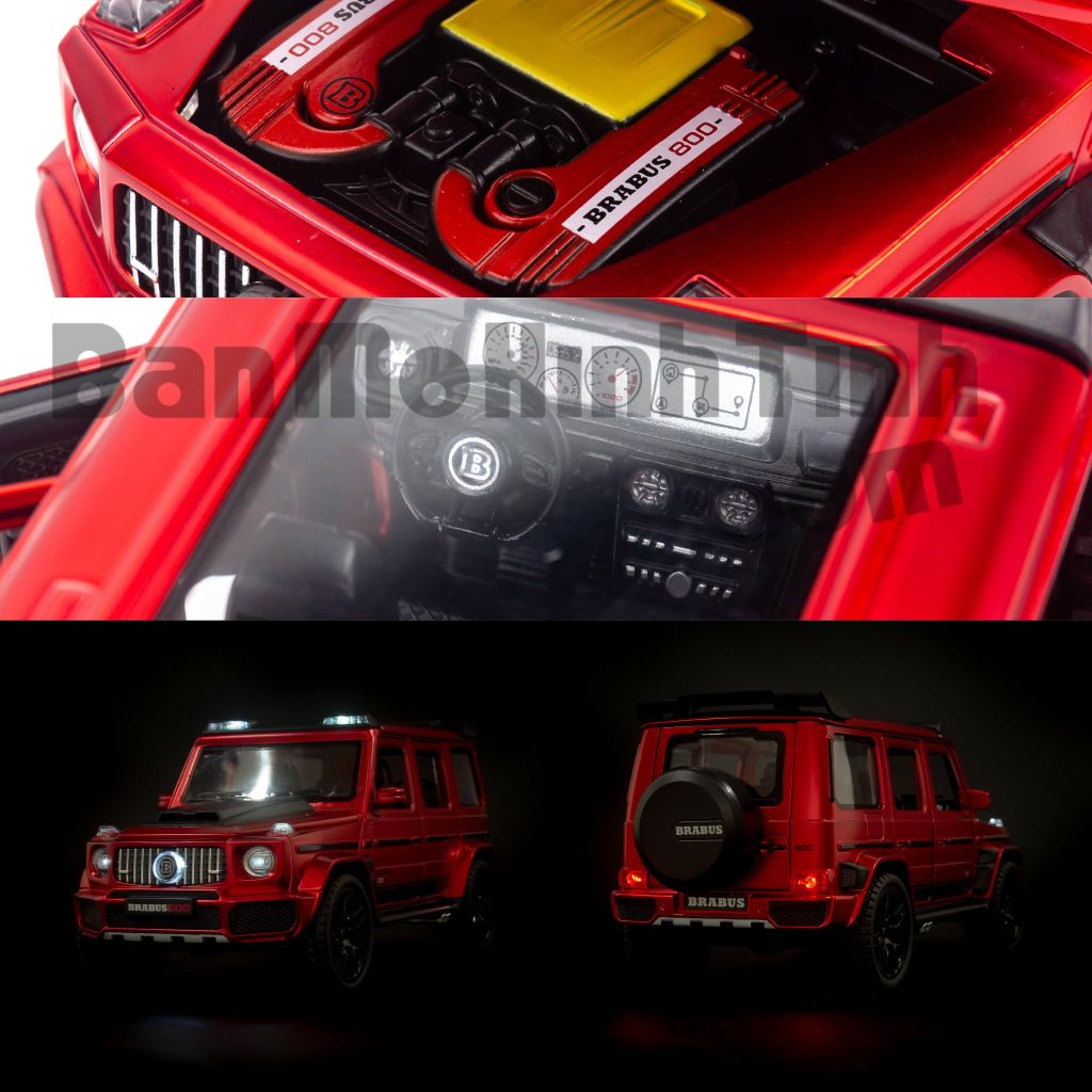 Mô hình xe Mercedes Brabus G800 1:24 Jiaye
