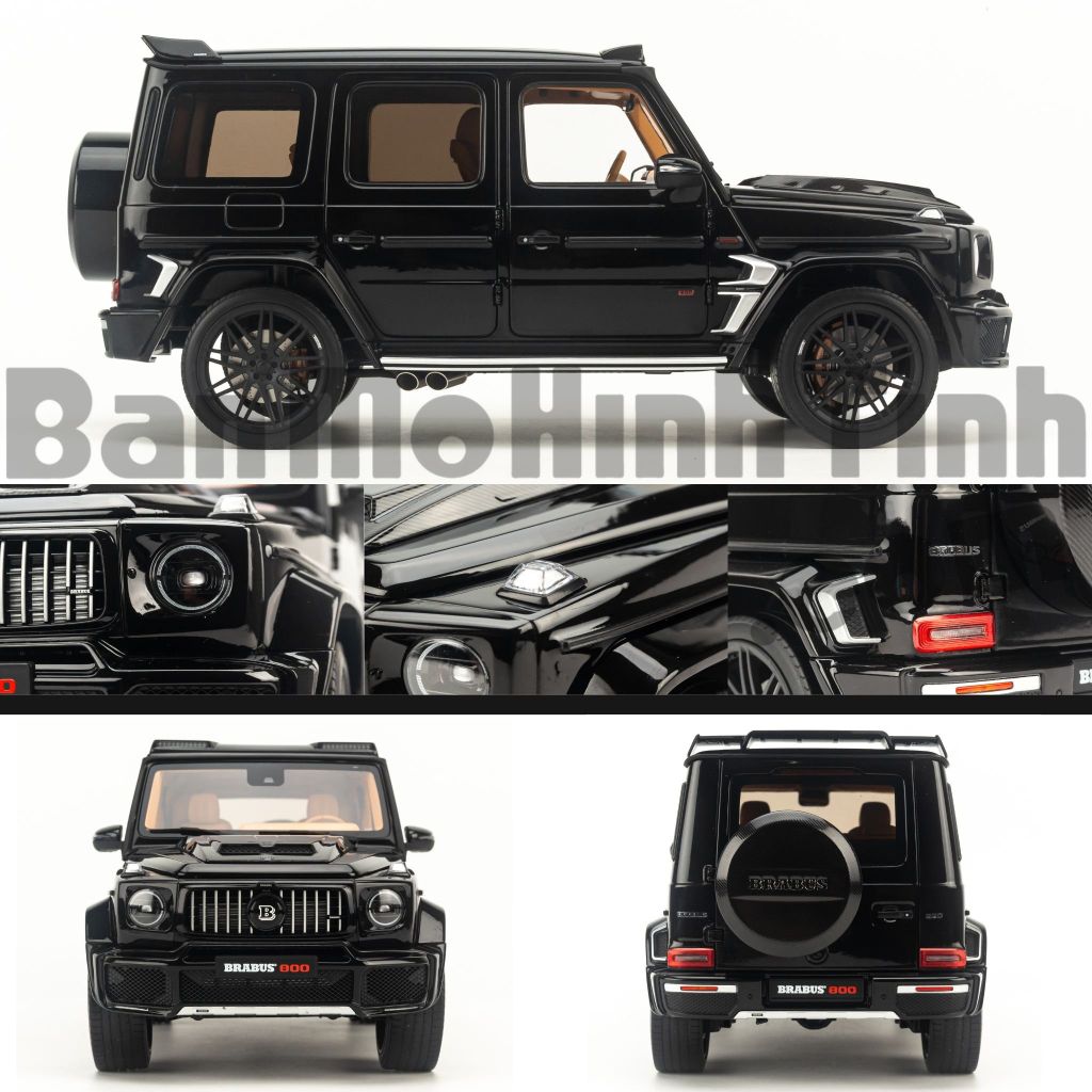 Mô hình xe Mercedes Brabus G800 2020 1:18 Almost Real