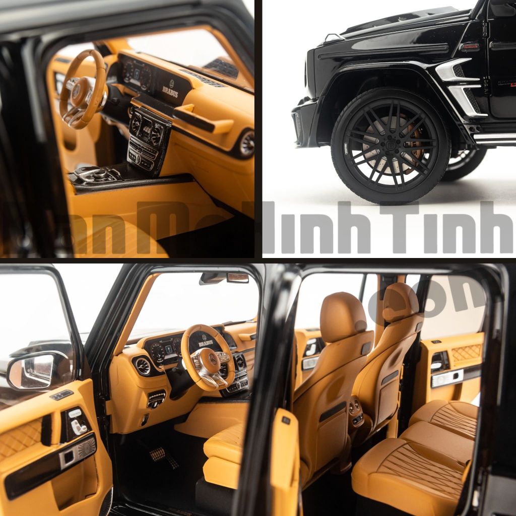 Mô hình xe Mercedes Brabus G800 2020 1:18 Almost Real