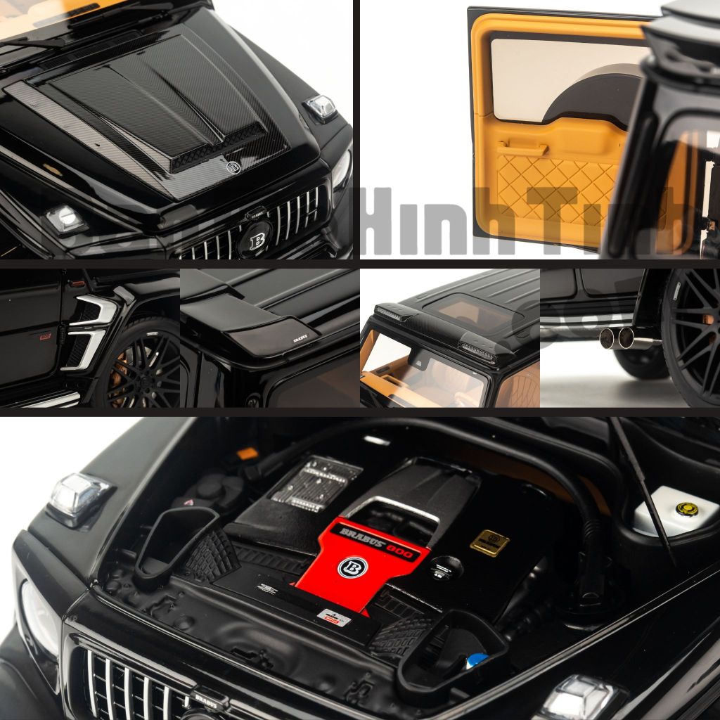 Mô hình xe Mercedes Brabus G800 2020 1:18 Almost Real