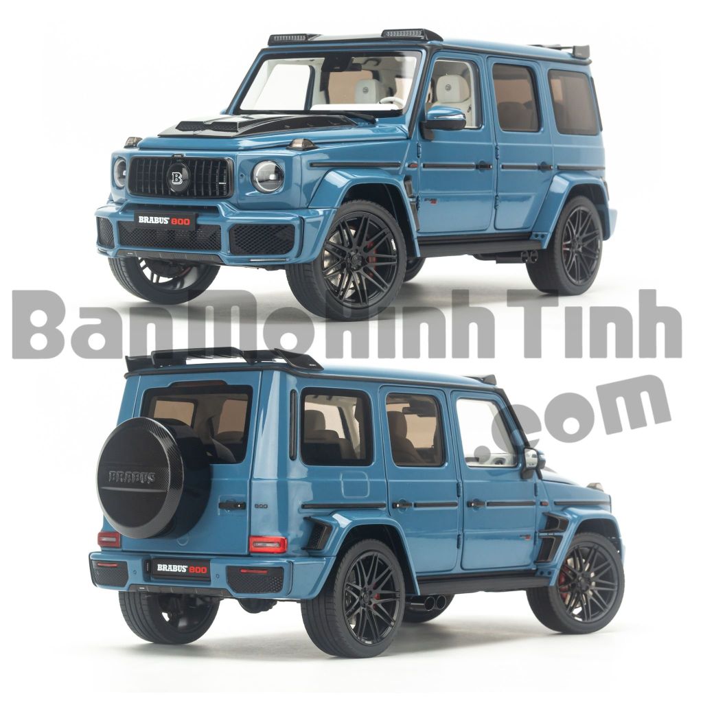 Mô hình xe Mercedes Brabus G800 2020 1:18 Almost Real