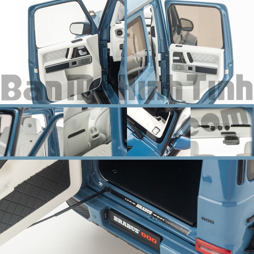 Mô hình xe Mercedes Brabus G800 2020 1:18 Almost Real