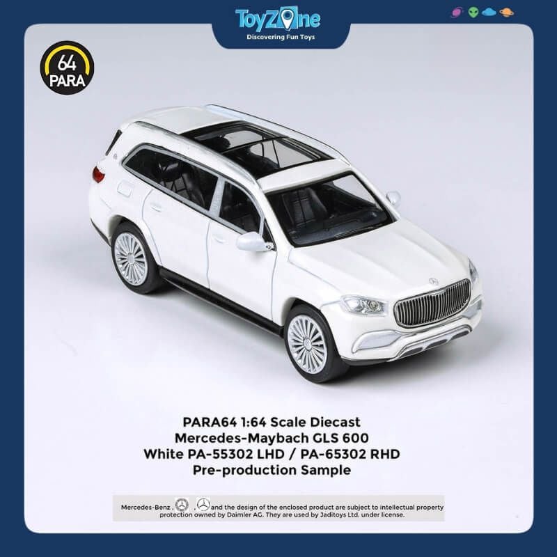 Mô hình xe Mercedes Maybach GLS 600 1:64 PARA64