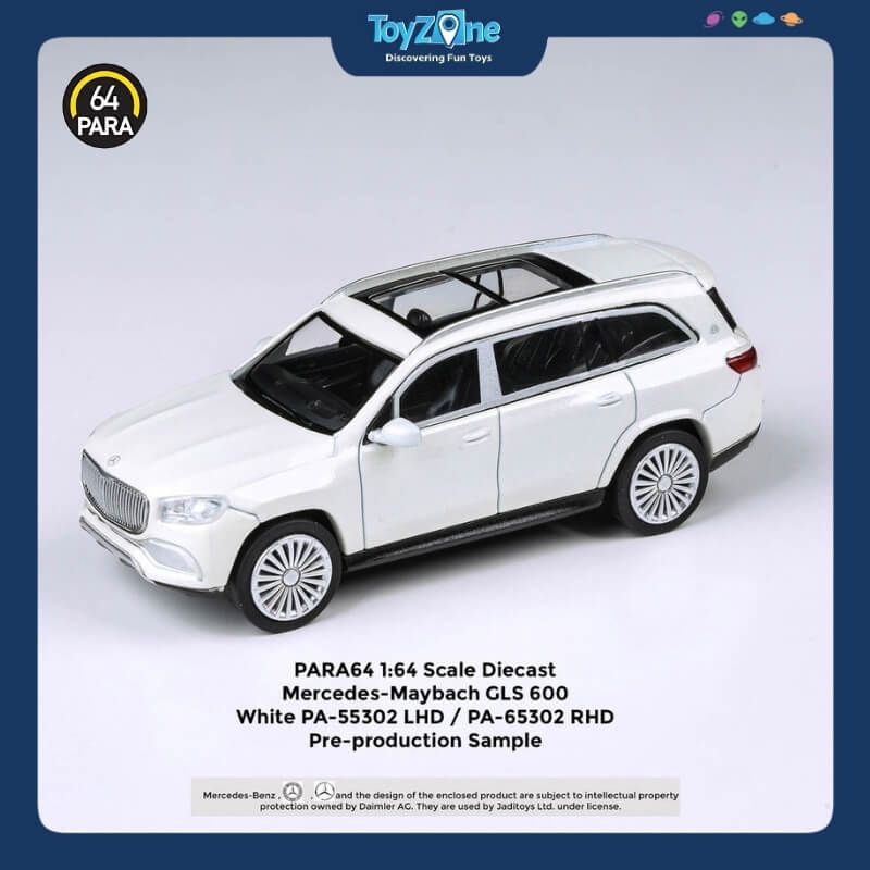 Mô hình xe Mercedes Maybach GLS 600 1:64 PARA64