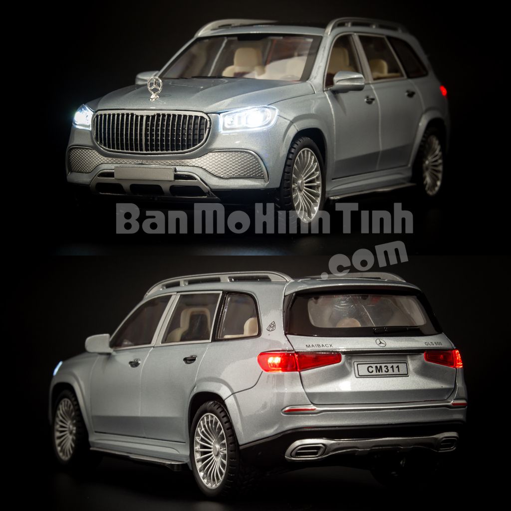 Mô hình xe Mercedes Maybach GLS600 1:24 Chimei