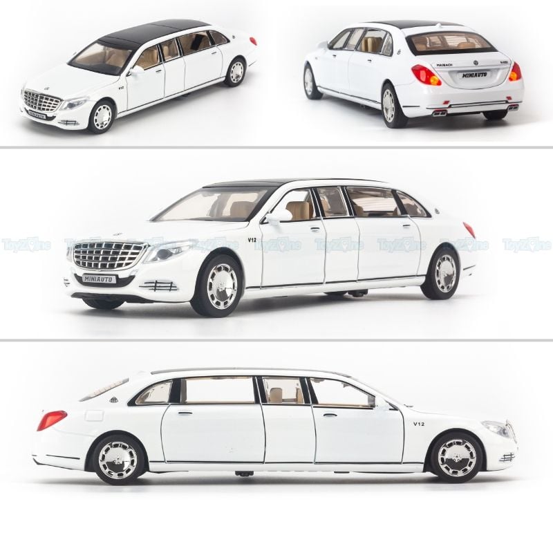 Mô hình xe Mercedes Maybach S600 Pullman 1:32 Miniauto