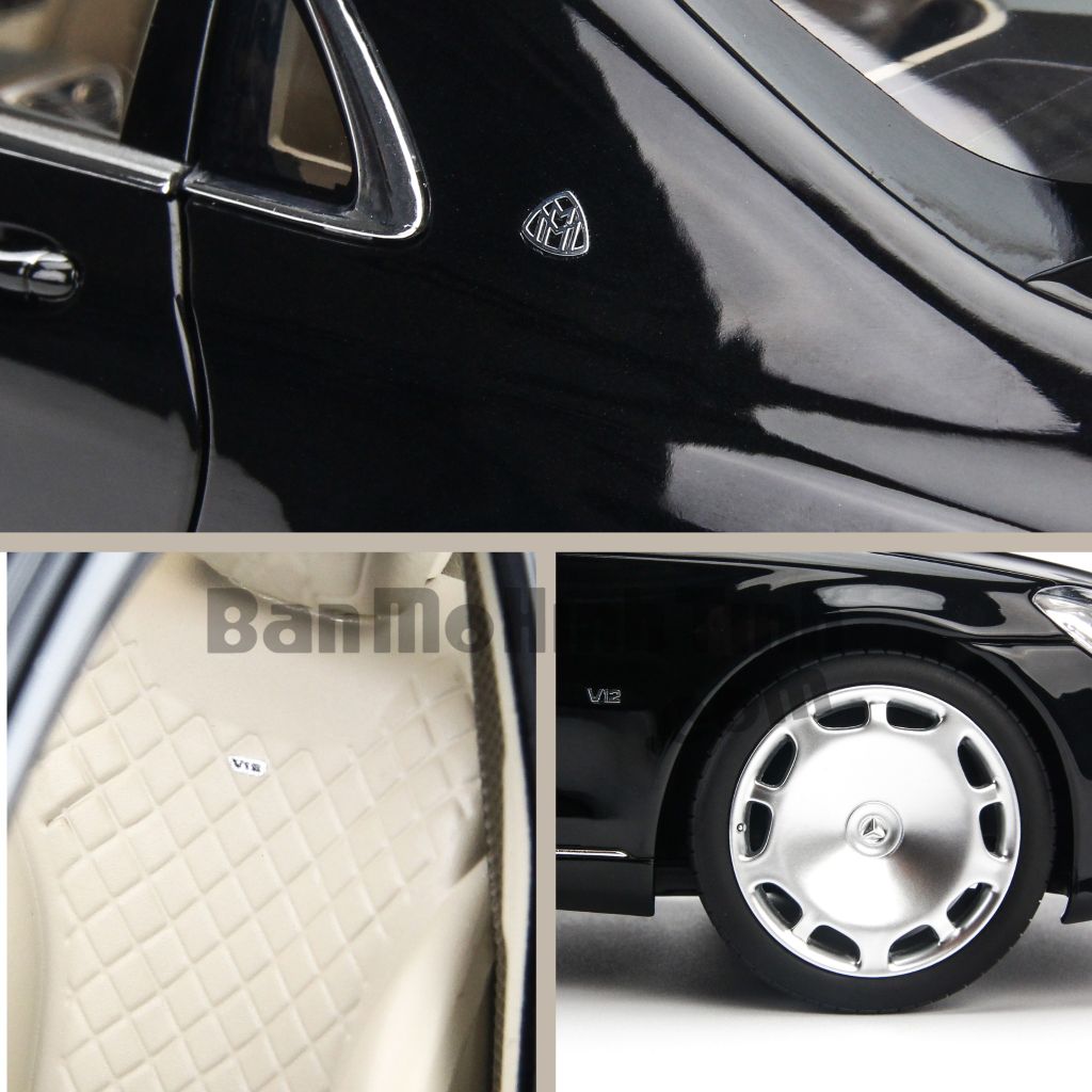 Mô hình xe Mercedes Maybach S650 W222 2019 1:18 Norev