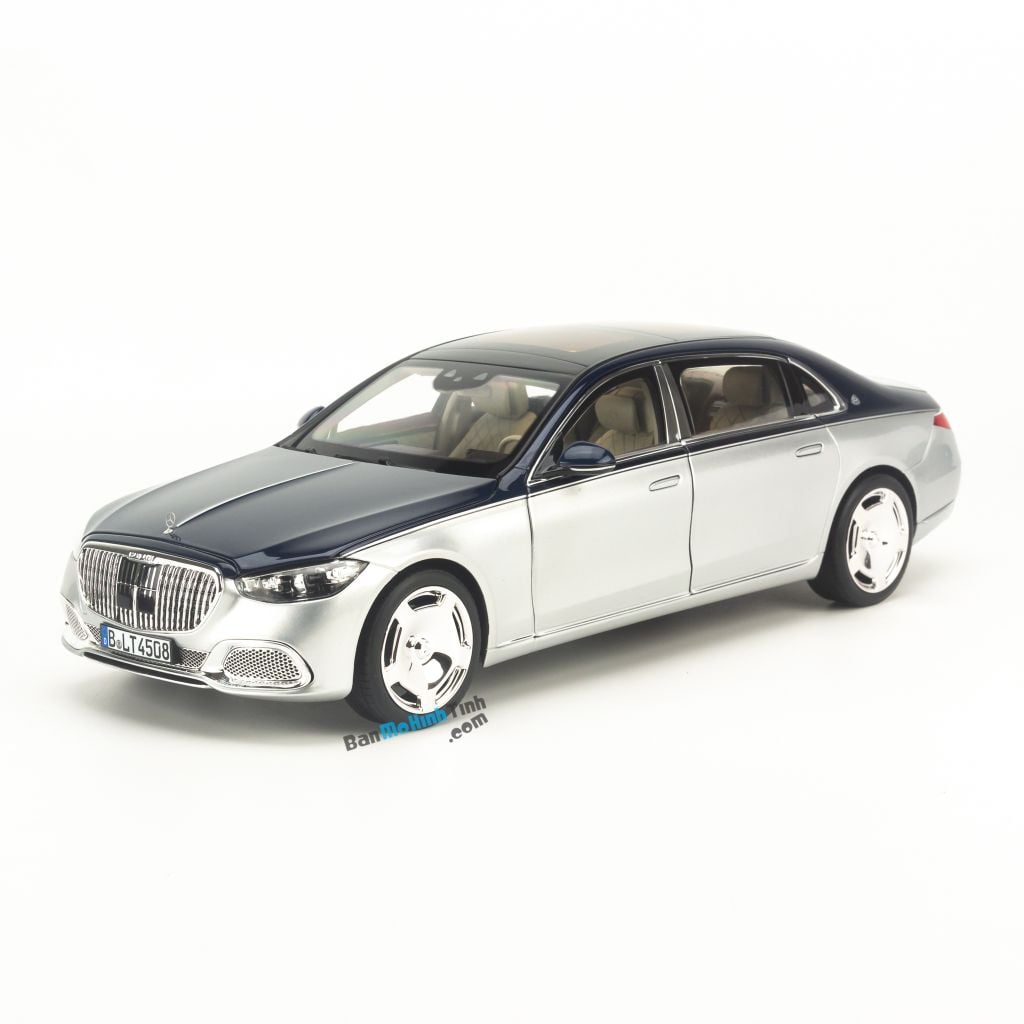 Mô hình xe Mercedes Maybach S680 W223 2021 1:18 Norev
