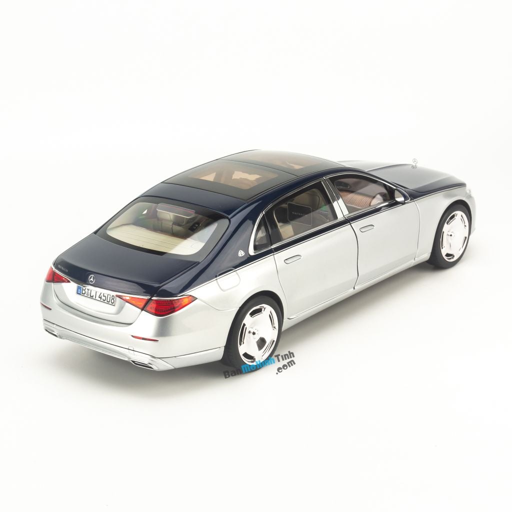 Mô hình xe Mercedes Maybach S680 W223 2021 1:18 Norev