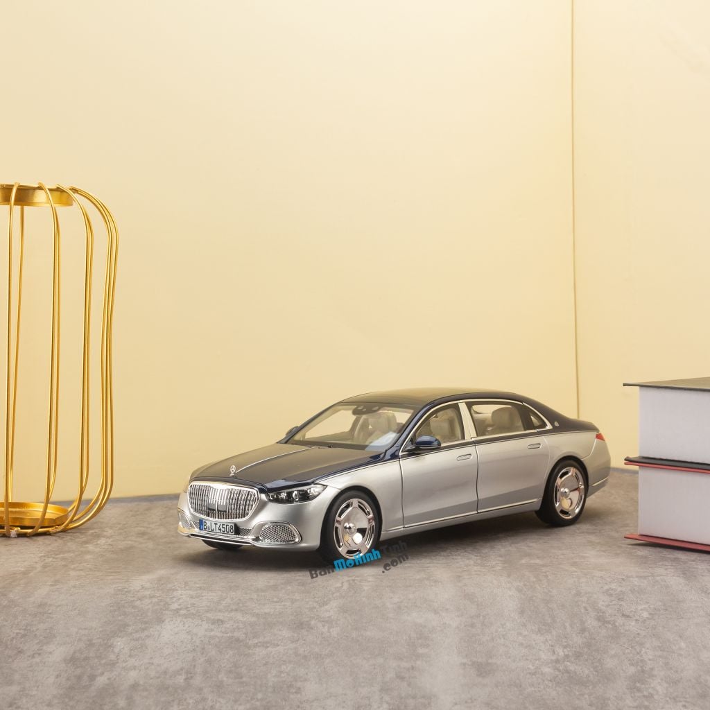 Mô hình xe Mercedes Maybach S680 W223 2021 1:18 Norev