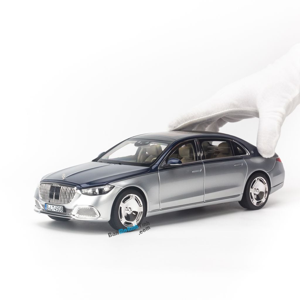 Mô hình xe Mercedes Maybach S680 W223 2021 1:18 Norev