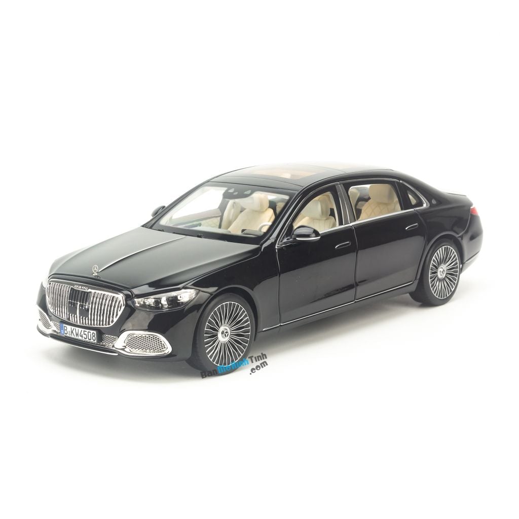Mô hình xe Mercedes Maybach S680 W223 2021 1:18 Norev