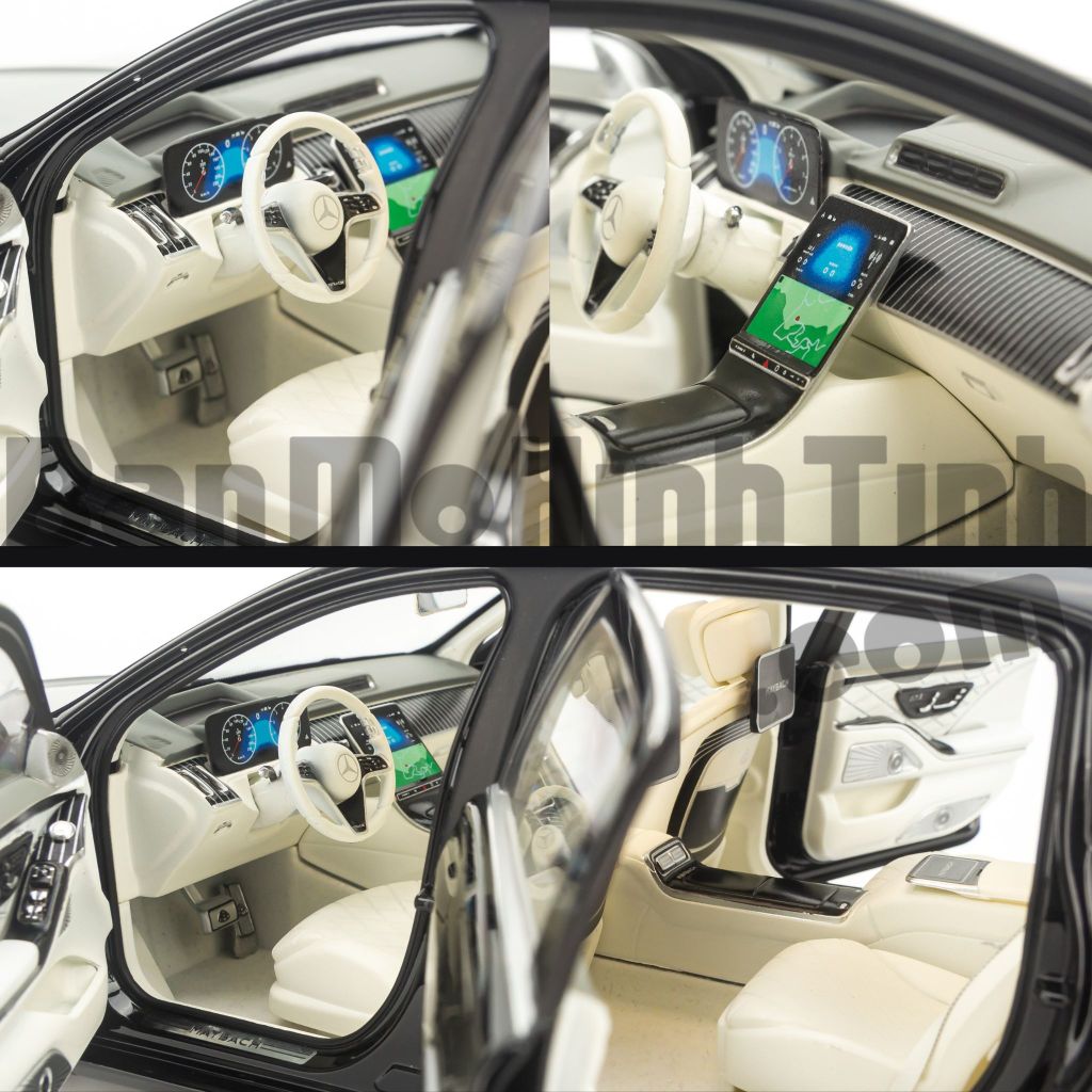 Mô hình xe Mercedes Maybach S680 W223 2021 1:18 Norev