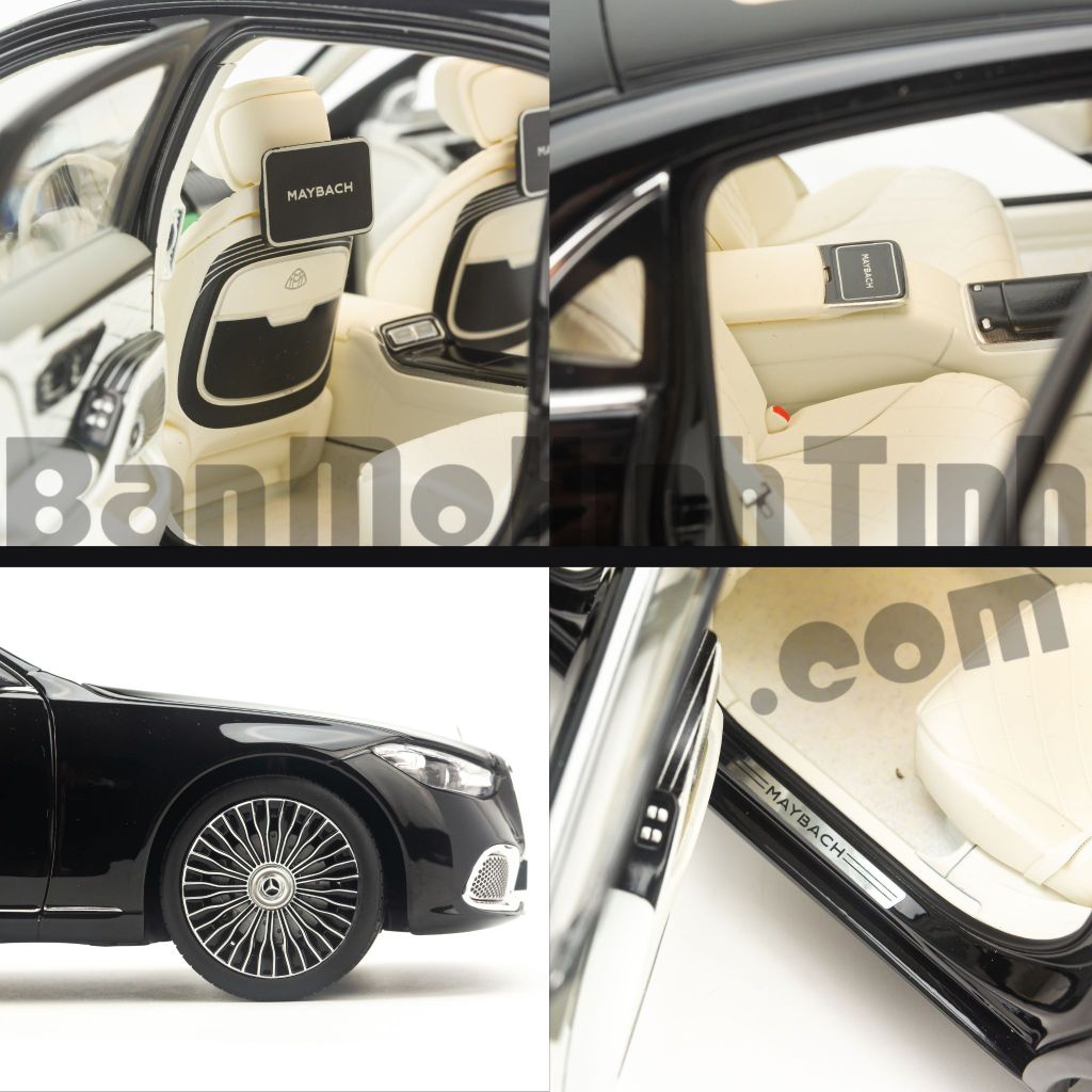 Mô hình xe Mercedes Maybach S680 W223 2021 1:18 Norev
