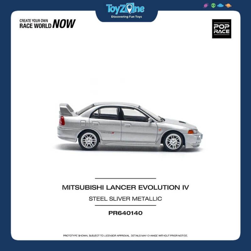  Mô hình xe Mitsubishi Lancer Evolution IV 1:64 Pop Race 