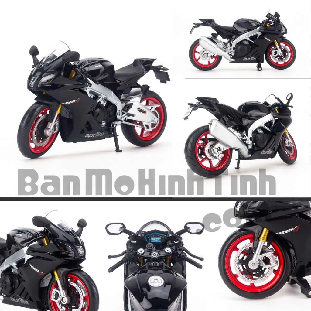 Mô hình xe mô tô Aprilia RSV4 RF 2017 1:12 Caipo