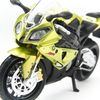  Mô hình xe mô tô BMW S1000RR Light Green 1:18 Maisto 