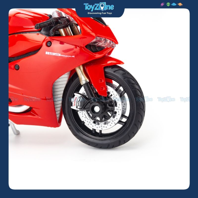 Mô hình xe mô tô Ducati 1199 Panigale 1:18 Maisto Red