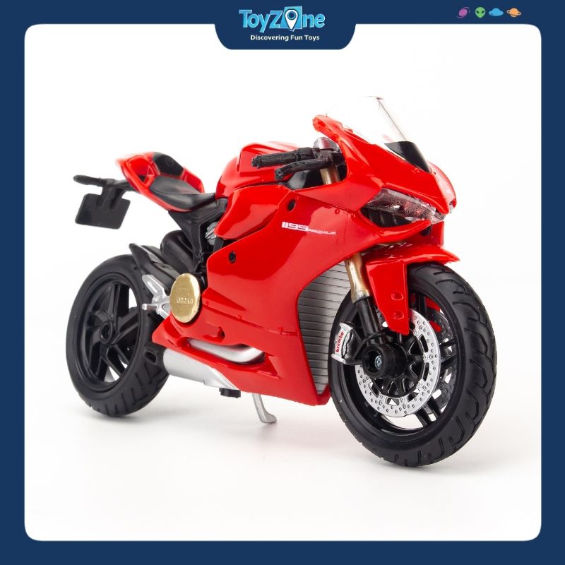 Mô hình xe mô tô Ducati 1199 Panigale 1:18 Maisto Red