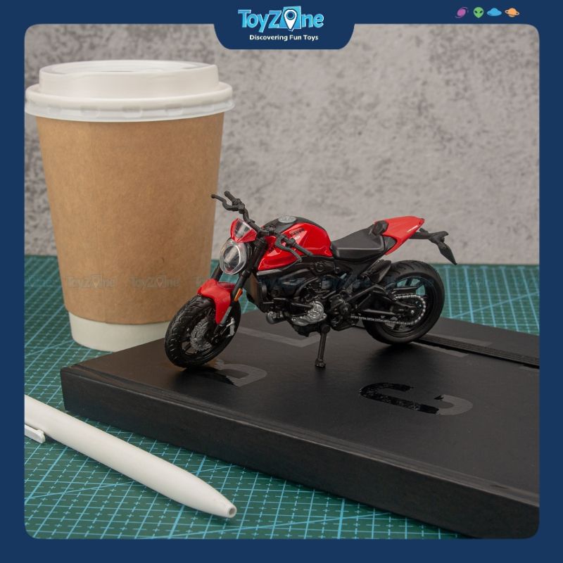 Mô hình xe mô tô Ducati Monster 1:18 Maisto