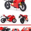 Mô hình xe mô tô Ducati Panigale V4 1:18 Bburago Red MH-18-51000