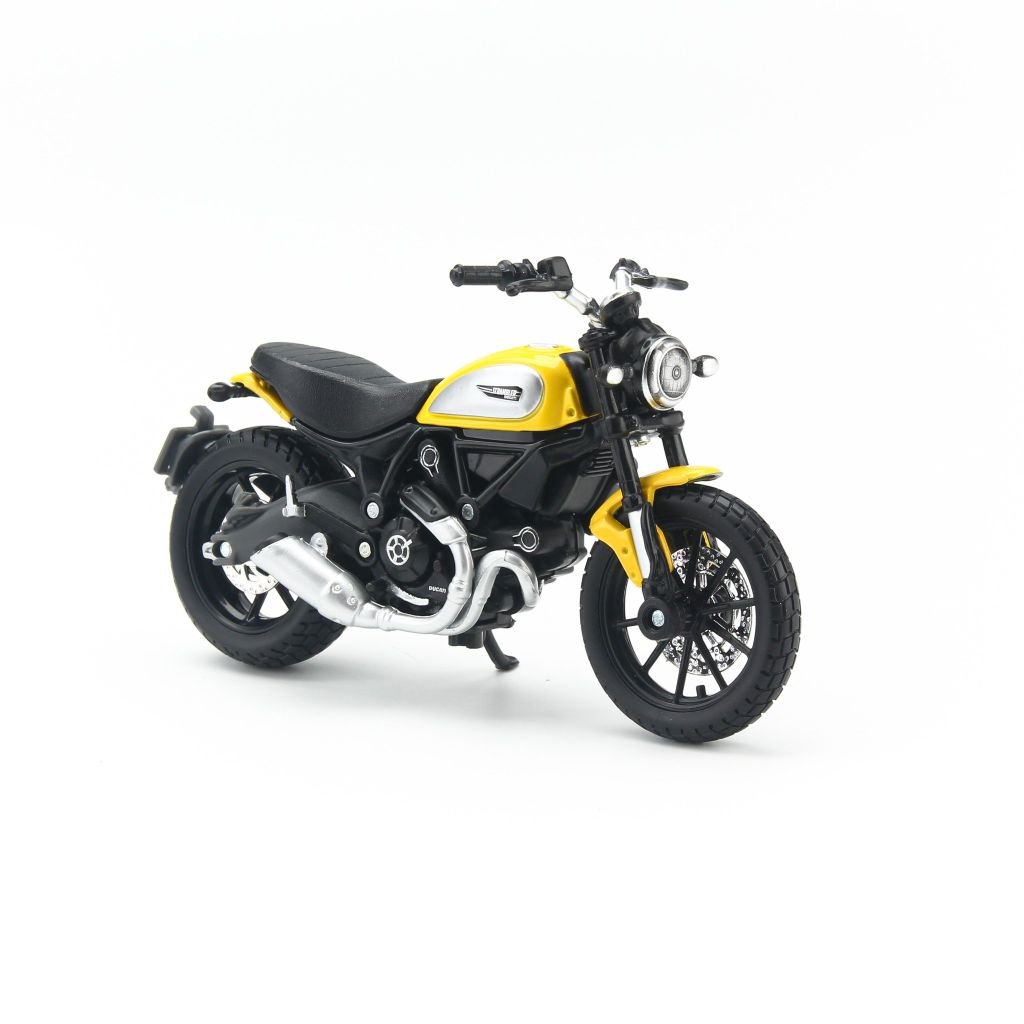 Mô hình xe mô tô Ducati Scrambler Yellow 1:18 Maisto