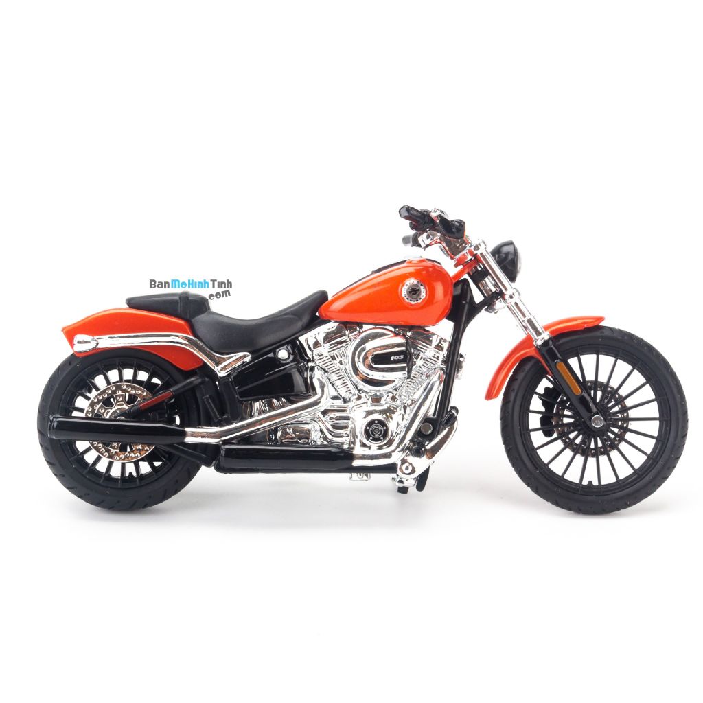 Mô hình xe mô tô Harley Davidson 2016 Breakout 1:18 Maisto Orange (1)