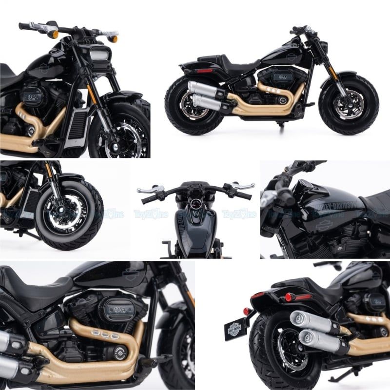 Mô hình xe mô tô Harley-Davidson Fat Bob 114 2022 1:18 MAISTO