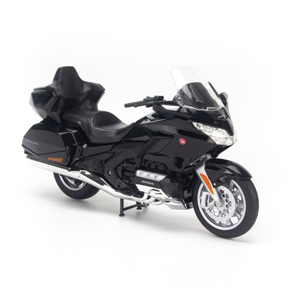 Mô hình xe mô tô Honda Gold Wing Tour 2020 1:12 Welly Black