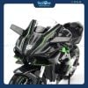 Mô hình xe mô tô Kawasaki Ninja H2R Black 1:12 Maisto