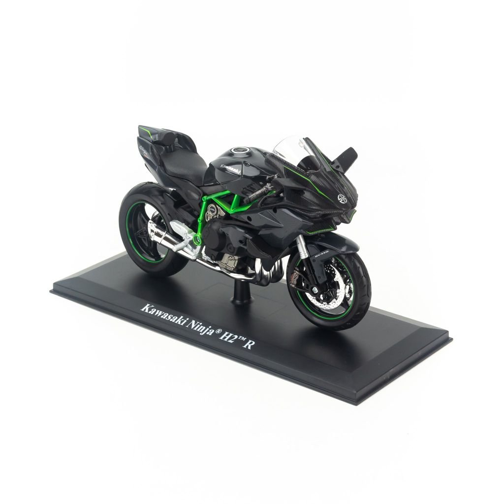  Mô hình xe mô tô Kawasaki Ninja H2R Black 1:12 Maisto 